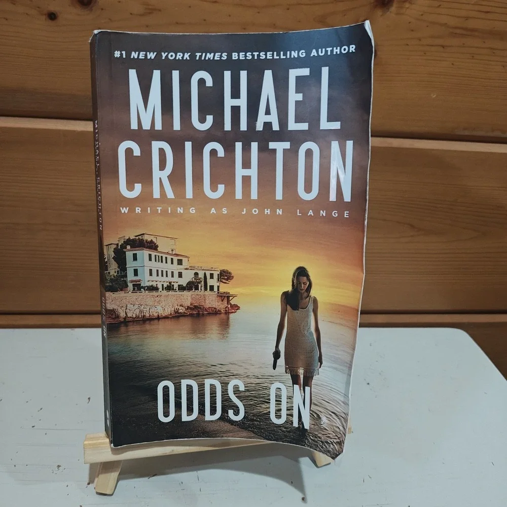 Odds on by Michael Crichton Writing as John Lange Paperback Book 9798200987542